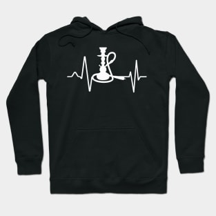 Shisha Hookah Heartbeat Heart Rate EKG Lounge Hoodie